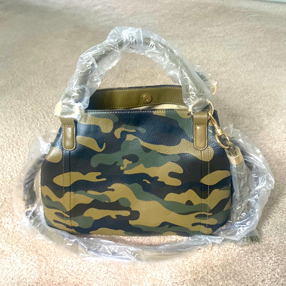 New Camo Leather Purse